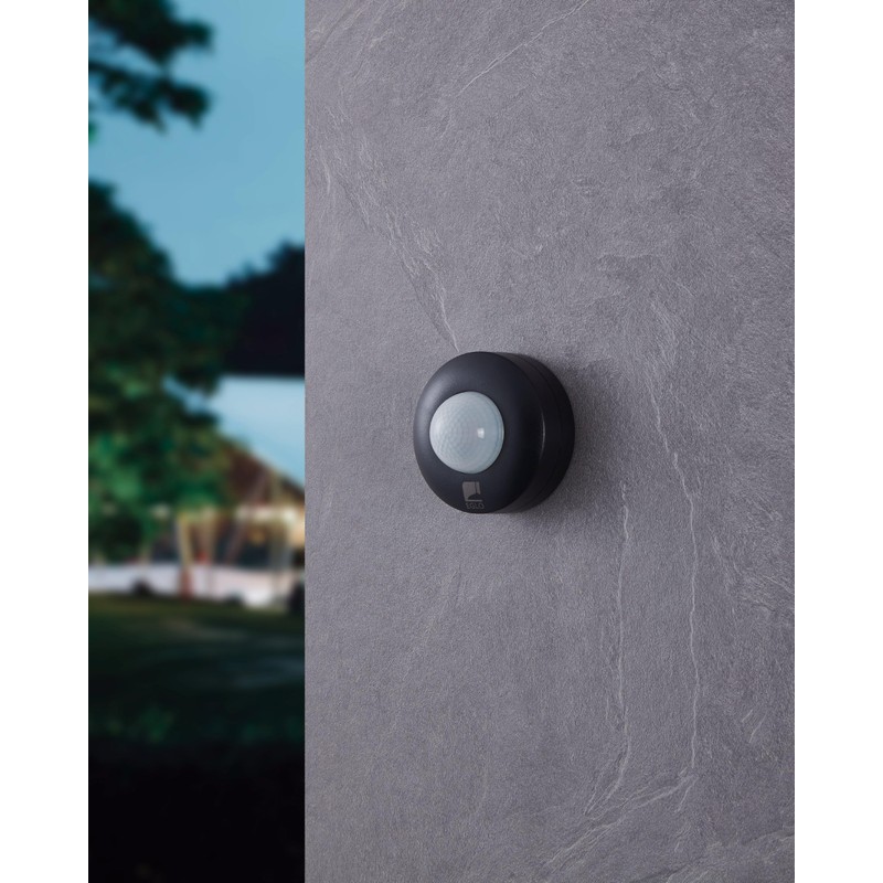 Eglo 97422 DETECT ME 6 PIR Motion Sensor in Black