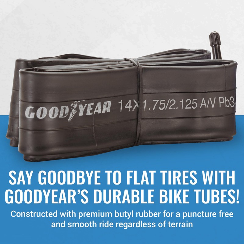 Goodyear Bicycle Tube, 14 X 1.75/2.125 - 14-inch Bike Tube