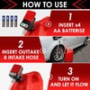 FPOWER Automatic Fuel Transfer Pump - AA Battery Powered, Gas