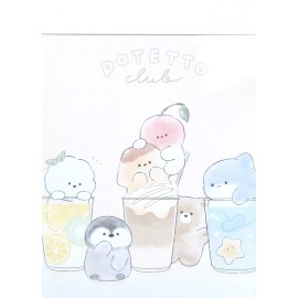 Crux Potetto Club Mini Memo Pad (Drinks) ~ KAWAII!!