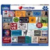 White Mountain 1000 Piece Jigsaw Puzzle Dog Quotes Collage Puzzles