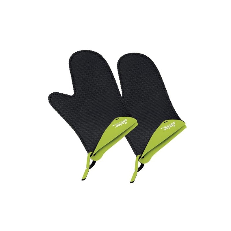 Spring Grips 2094055202 Oven Gloves, Short, 1 Pair Light Green