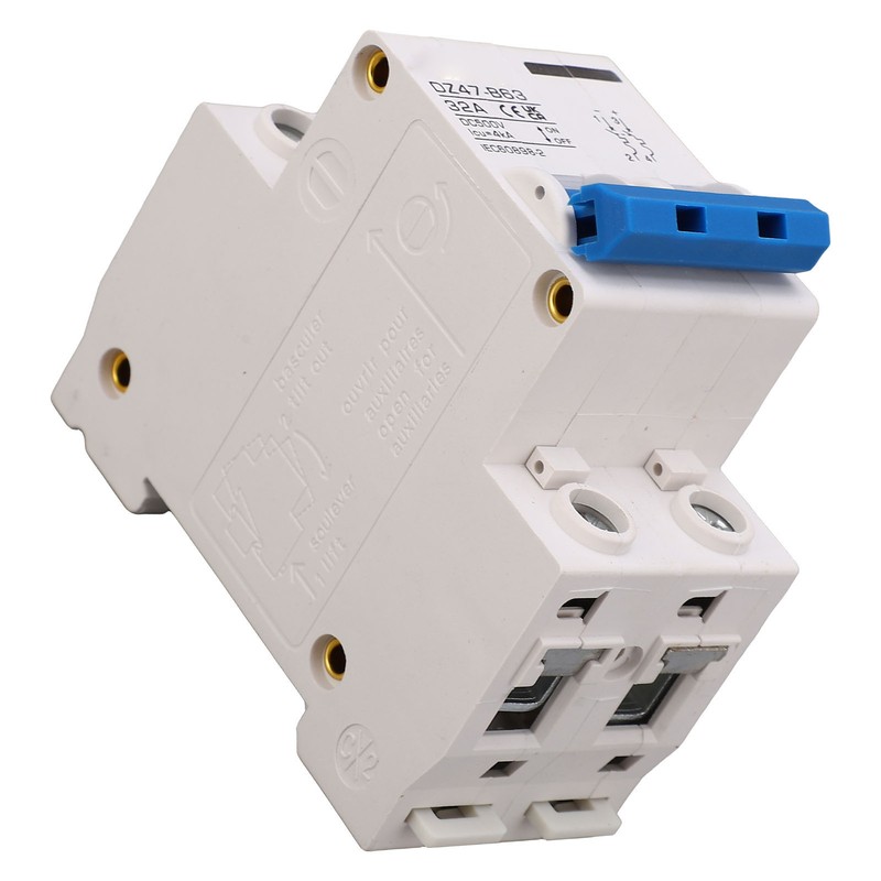 2P Type B Circuit Breaker 4000A Breaking Capacity Solar PV