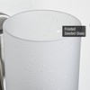 Kira Home Phoebe 5" Frosted Seeded Glass Shades, Replacement Glass,