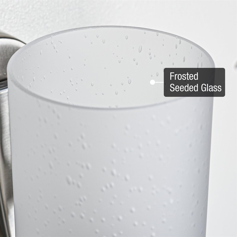 Kira Home Phoebe 5" Frosted Seeded Glass Shades, Replacement Glass,