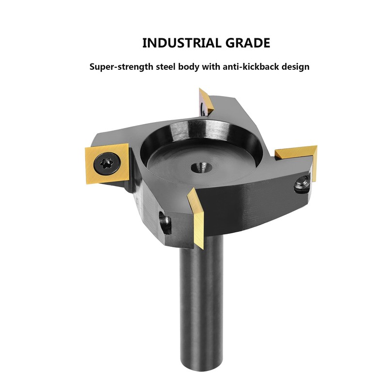 SpeTool CNC Spoilboard Surfacing Router Bit 1/2" Shank 2-1/2" Cutting