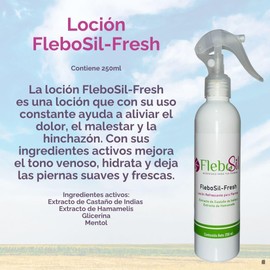 Alivio y Frescura para Piernas Cansadas: FleboSil-Fresh Loción Refrescante con Extracto de Castaño de Indias y Hamamelis