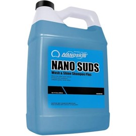 Nanoskin NANO SUDS Foaming Car Wash Shampoo 1 Gallon - Works with Foam Cannon, Foam Gun, Bucket Washes, Car Soap for Pressure Washer | Safe for Cars Trucks, Motorcycles, RVs & More | Fruity Scented