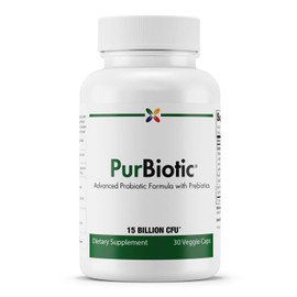 Stop Aging Now - PurBiotic® 15 BILLION CFU (PROWPT) - Advanced Probiotic Formula with Prebiotics - 30 Veggie Caps