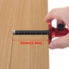European Style Wheel Marking Gauge Aluminum Alloy Scriber Woodworking Mortise
