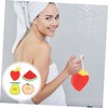 4pcs Bath Bath Rinser Exfoliator Loofah Cartoon Bath Sponge Pu