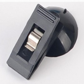 Suction type multi-purpose tongs 2P living kitchen accessory clip wall attachment fixing bathroom black 2ea