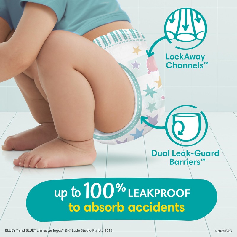 Pampers Training Pants - Easy Ups Boys & Girls Bluey