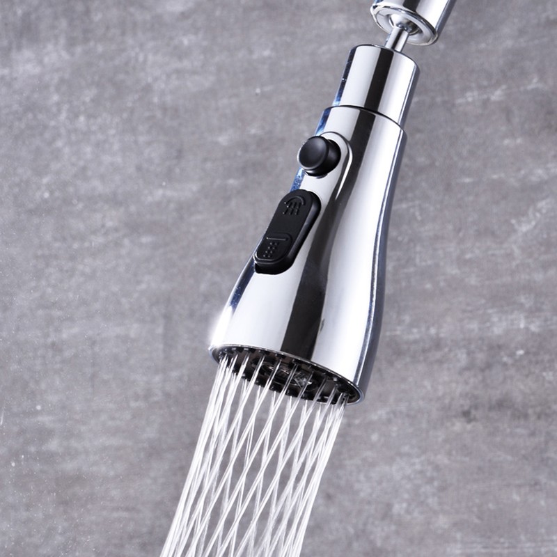 Swivel Universal Faucet Extender Swivel Head Metal Attachment Rotatable Faucet