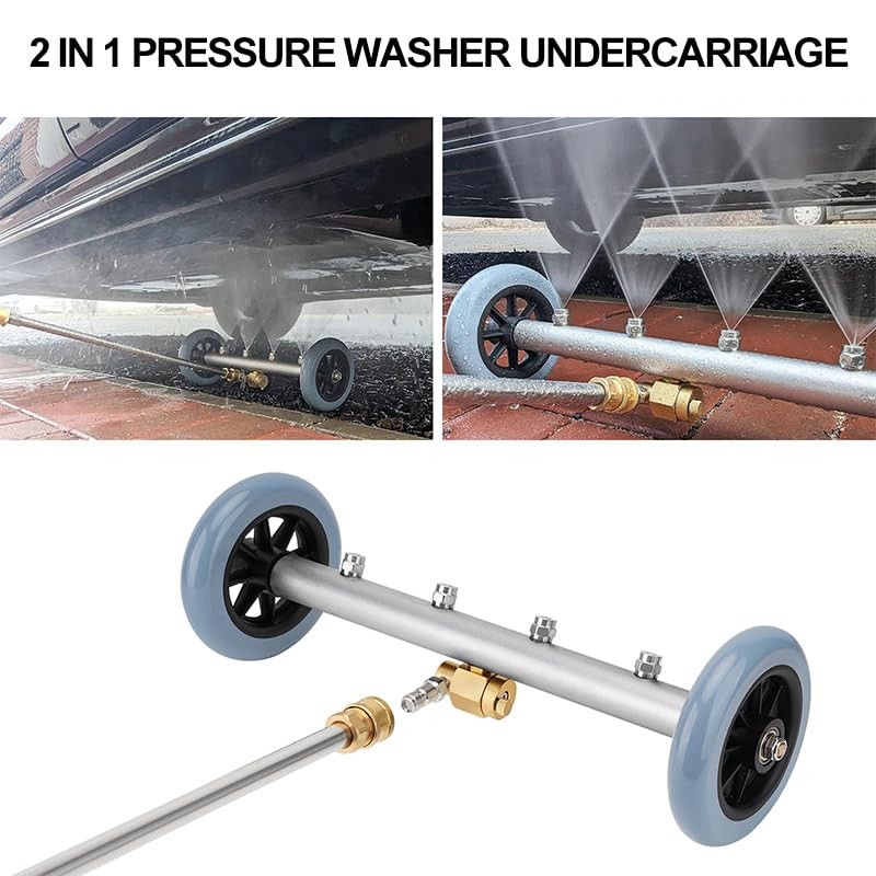 Undercarriage Pressure Washer Cleaner,Water Broom for Power Washer Undercarriage Attachment