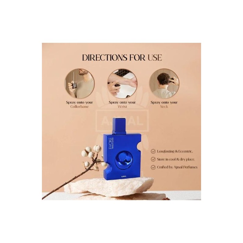 Evoke Midnight Edition Eau De Perfume 90ML for Men