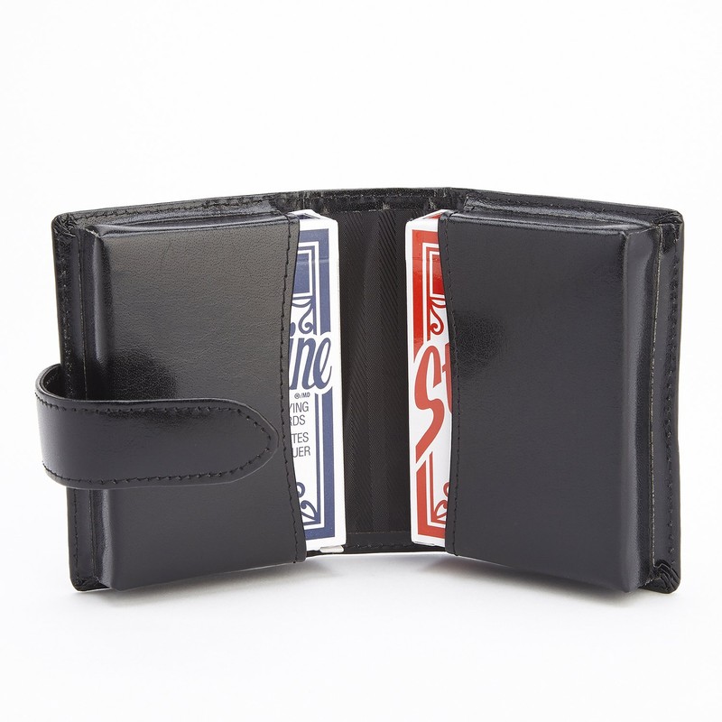 Aristo Double Decker Playing Card Case Color: Black