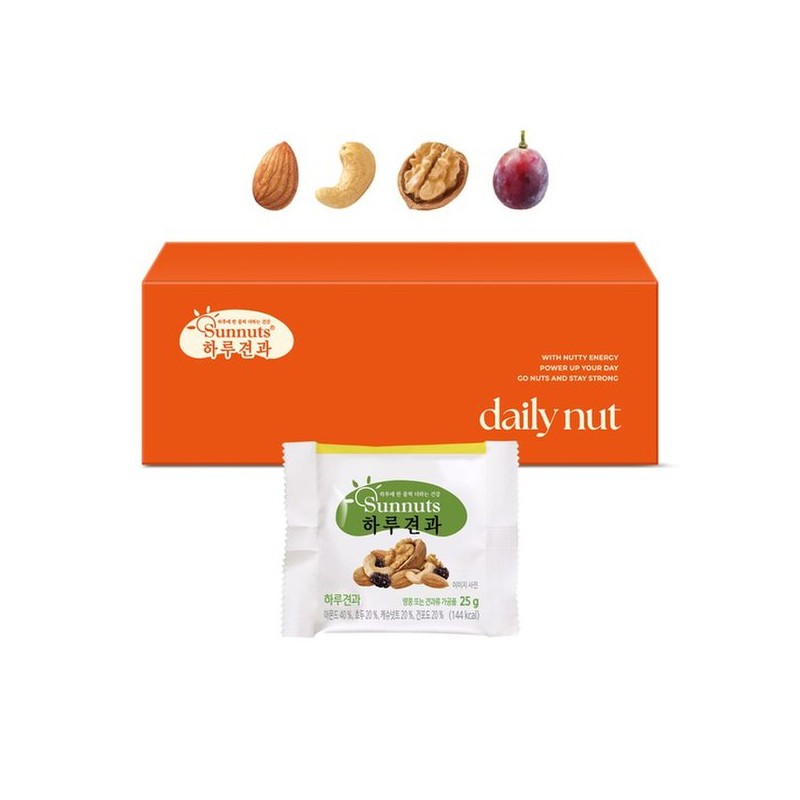썬넛트 오리지널 25gx12입케이스 Sun Nut Original 25g x 12 Pack
