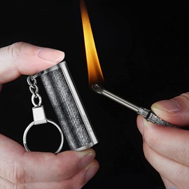 x-lighter 2 Pack of Matchstick, Permanent Match Strike Set 10000 Times, Waterproof, Forever Lighter, Emergency Fire Starters for Camping, Outdoor Adventure