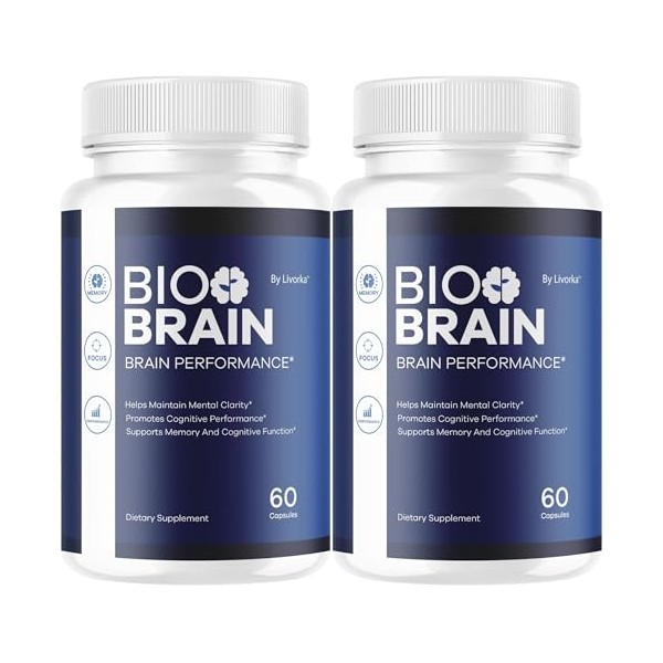 (2 Pack) Bio Brain Capsules - Official BioBrain Supplement Pills