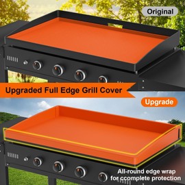 Upgraded Blackstone 36 Inch Silicone Griddle Cover, Full Wrap-Around Edge, Food Grade Blackstone Accessories for Protecting from Rust,Insects & Leaves, All Season Cooking Surface Protective Cover