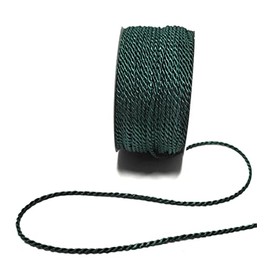 s.dekoda Cord 50 m x 2 mm Green Twist Cord Decorative Cord