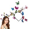 KARELLS Butterfly Headband Women Butterfly Headband 3D with 14 Butterfly