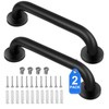 2 Pack Shower Grab Bar, Stainless Steel Bathroom Grab Bar,