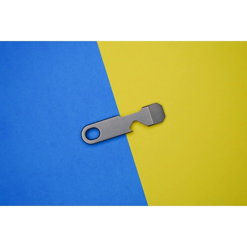 QuickPry Bottle Opener Mini Everyday Carry Pry Bar Tool, For