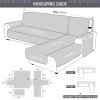 TAOCOCO Waterproof Sectional Couch Covers L Shaped Sofa Covers Chaise