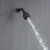 TECHZM High Pressure Shower Head 3 Settings Fixed Showerhead 2.5
