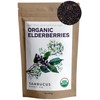 Waterglider International Certified USDA - 100% Organic Dried Elderberries -