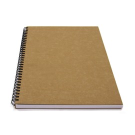 8.3 x 11.7 (A4) (Portrait) Recycled Sketch Book, 40 Sheets (80 Sides) of 170gsm Recycled Cartridge Paper, Recycled Hard Covers