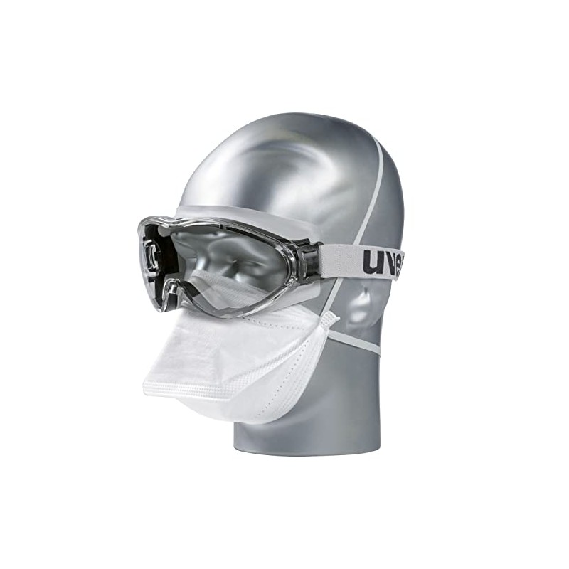 Uvex Ultrasonic Supravision Excellence Safety Glasses - Transparent/Grey/Black