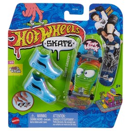 Hot Wheels Mini Skateboard with Shoes 10 cm - Assorted Models