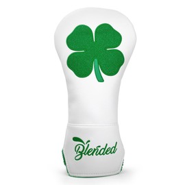 Golf Club Covers Embroidery Green Lucky Clover Driver Covers Golf Headcover Leather Golf Head Covers for Most Brand (for Driver)