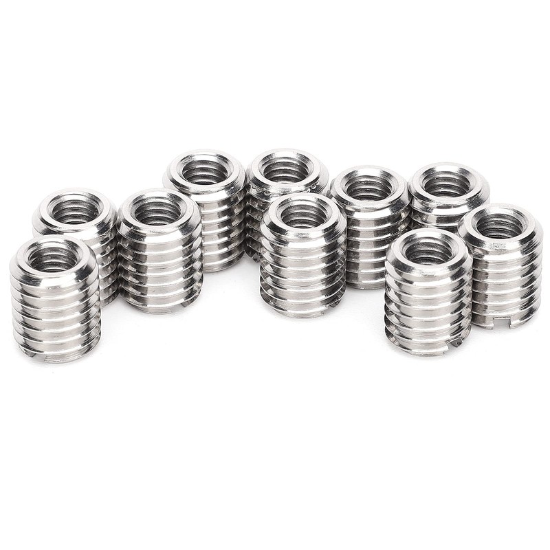 Thread Reducing Nuts Insert 10pcs, M10 to M6 thread reducer