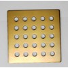 HOLGE 3.75 INCH Square Shower Drain Cover 95MM Floor Drain