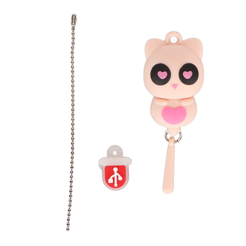 Cartoon USB Flash Drive Kitten Style USB2.0 Interface Plug and