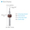 CoCud Micro Circuit Board Drill Bit 1/8 Inch Shank 0.1