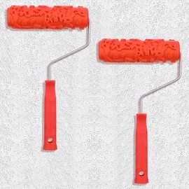 Rodillos de pintura con textura de pared de 7 pulgadas para pintar paredes, rodillos de goma, textura derribada, pinturas texturizadas, pequeño rodillo de pintura, herramienta de arte