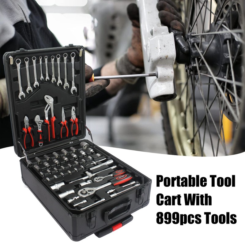 S.Walt Home Tool Set Kit -899 PCS Home Auto Repair