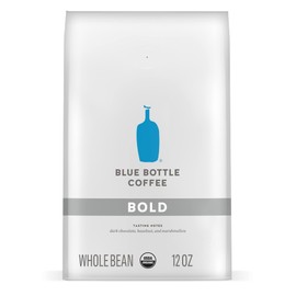 Blue Bottle Whole Bean Organic Coffee, Bold, Dark Roast, 12 Ounce bag (Pack of 1)