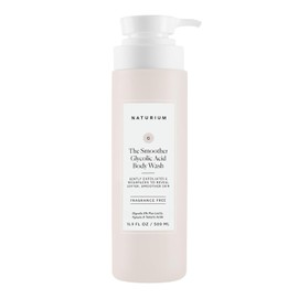 Gel de baño exfoliante con ácido glicólico The Smoother, limpiador suave y suavizante, 16,9 oz