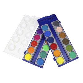 Pelikan K24 720631 Paint Box 24 Quality Colours and 1 Tube Opaque White, 7.5 ml, in Accordance with DIN 5023