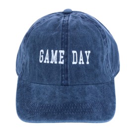 David & Young Women's Game Day Embroidered Baseball Cap, Navy
