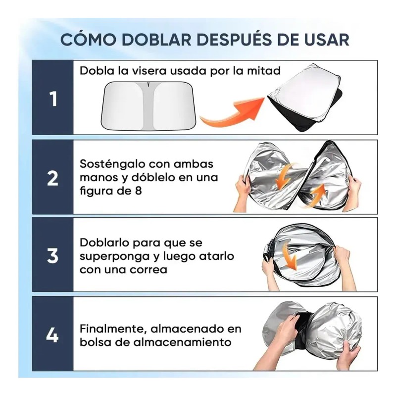 Protector Parabrisas Cubre Sol Silver Normal Vc Cubre Sol