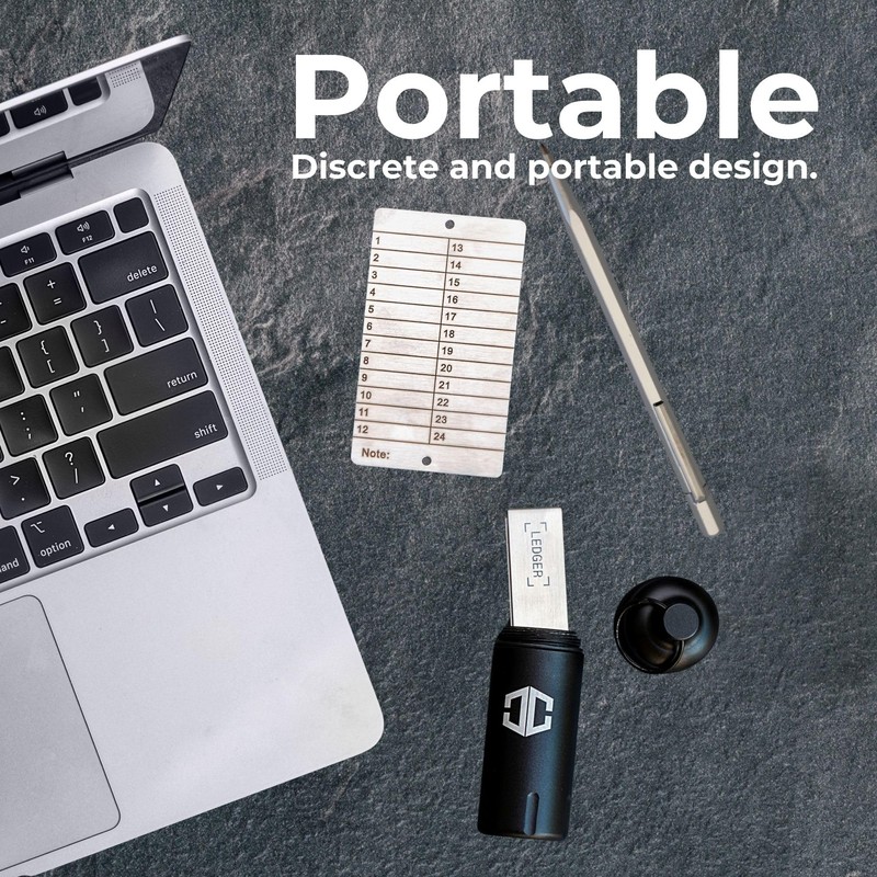 Crypto Case - Aluminum Waterproof Case for Ledger Nano X,