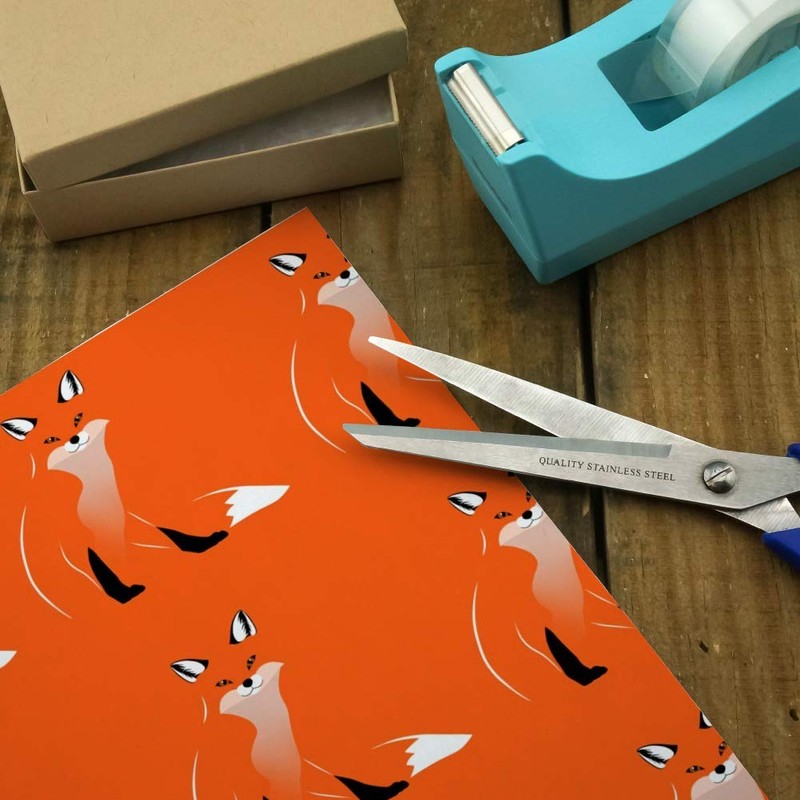 GRAPHICS & MORE Stylish Red Foxy Fox Gift Wrap Wrapping
