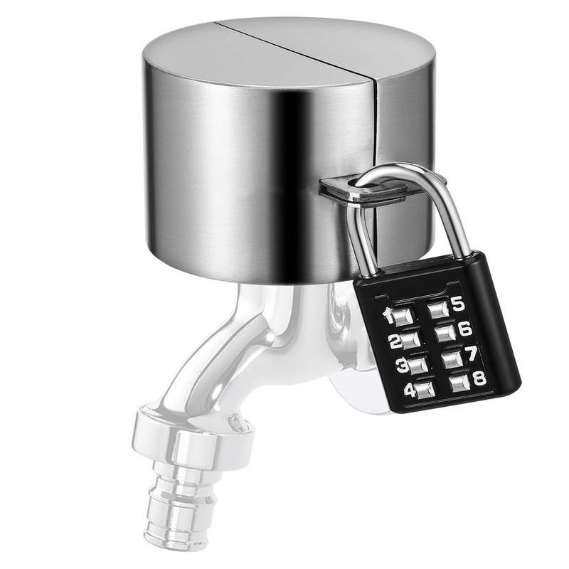 YARNOW Water Spigot Lock, Locks Outdoor, Water Hose Lock Cover